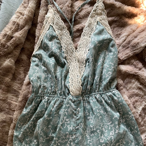 B-Sharp Open Back Romper - Picture 1 of 5